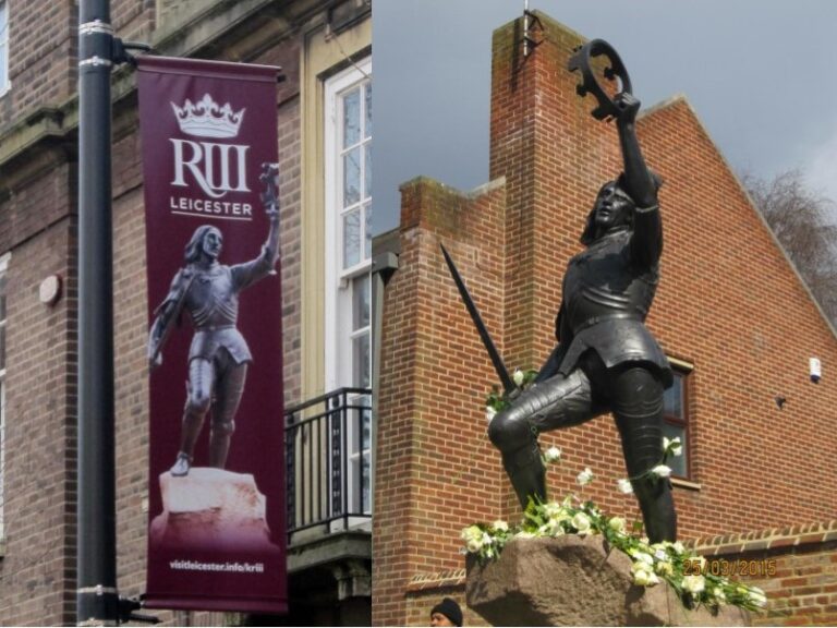 Richard III Banner and Statue