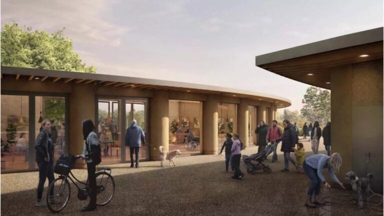 Artist impression of new visitor centre