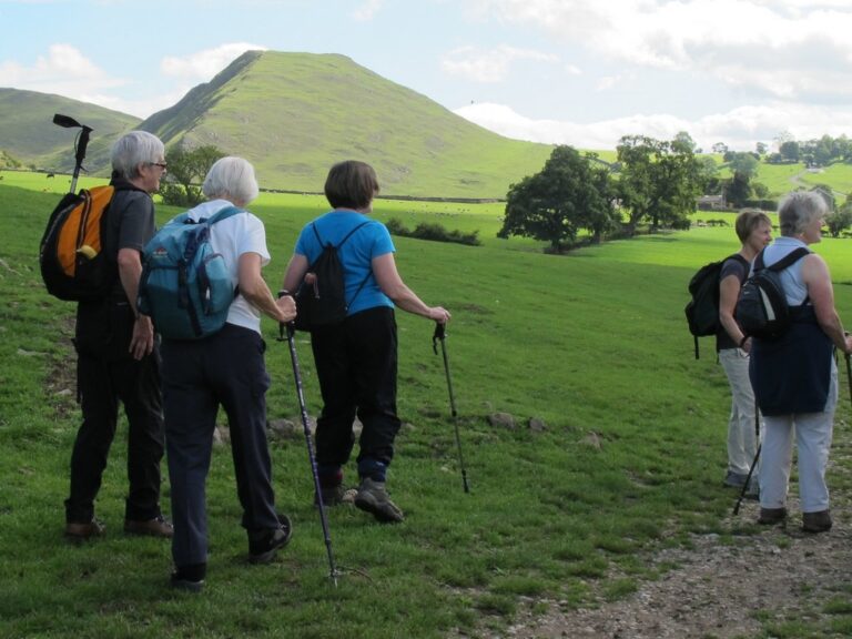 Staffordshire Centre members enjoying a walk at Ilam