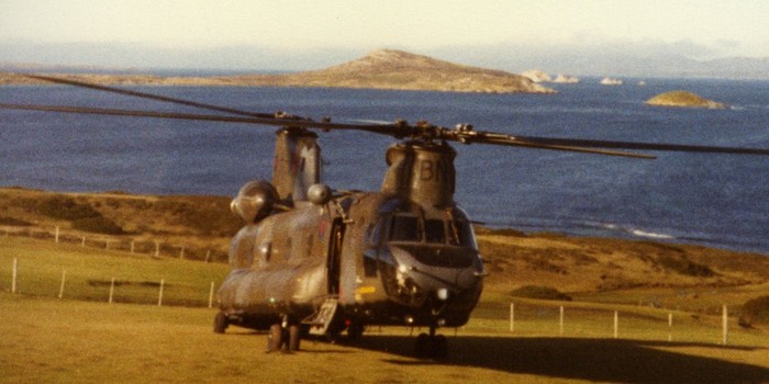 On the Falklands
